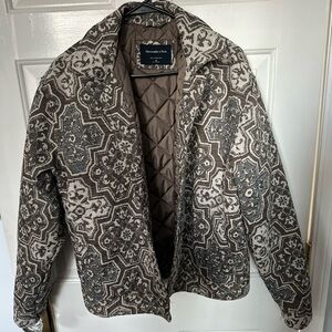 Brown Abercrombie Men's Jacket